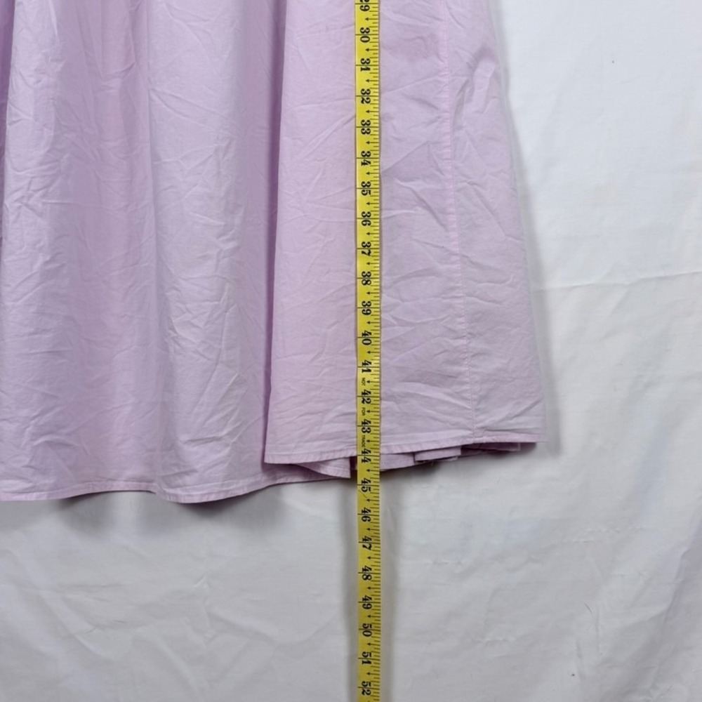 Lulus Lilac Midi Dress M Pink Sleeveless Smocked Summer Resort - Picture 11 of 11